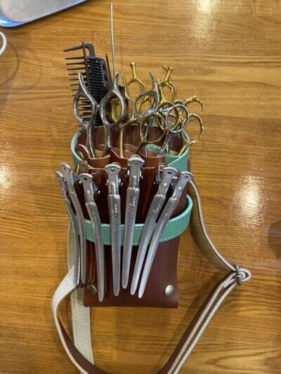 6丁差しケース　　Hair salon ATORIE 様 | 6丁差しシザーケース